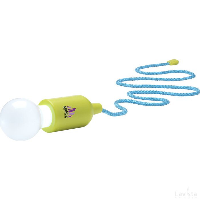 Retro Pull Light Lamp Limegroen/Blauw