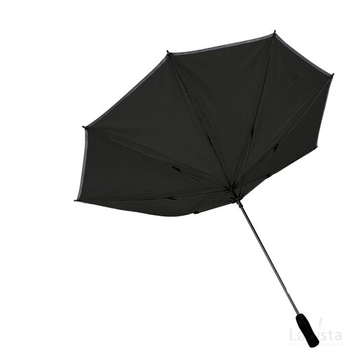 Reflectcolour Stormparaplu Zwart
