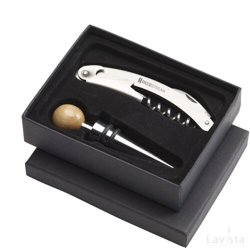 Vindeux Wijngeschenkset Zilver