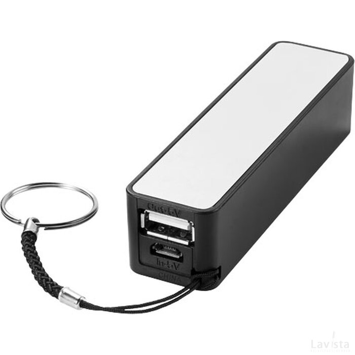 Jive powerbank 2000mAh Zwart,Wit Zwart, Wit Zwart/Wit