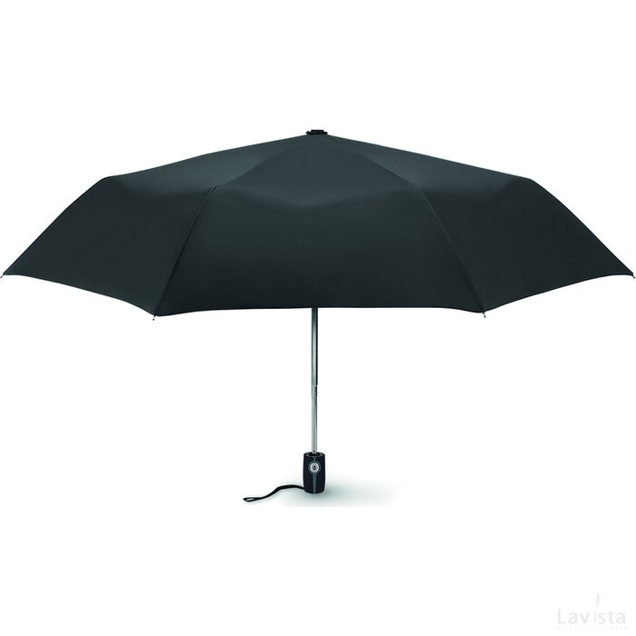 21" windbestendige paraplu Gentlemen zwart