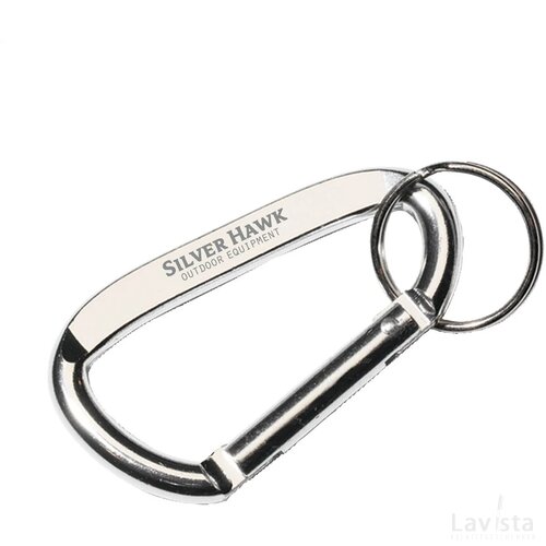 Carabinekey Karabijnhaak Zilver
