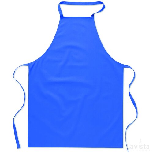 Katoenen keukenschort Kitab royal blauw