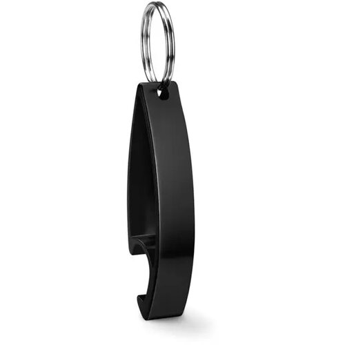 Aluminium sleutelhanger Colour twices zwart