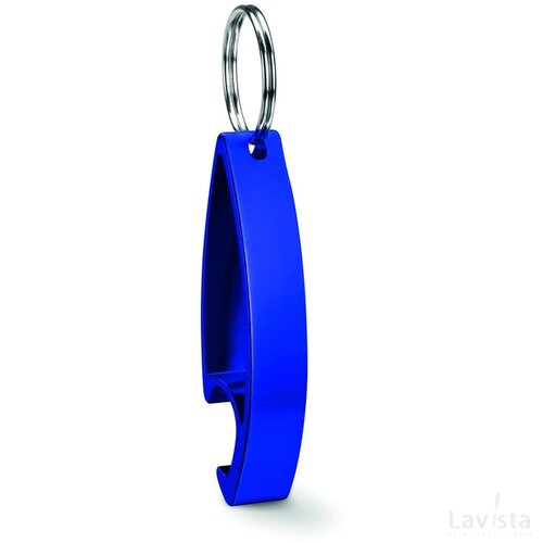 Aluminium sleutelhanger Colour twices blauw