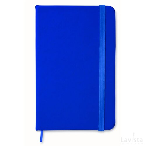 A6 notitieboekje, gelinieerd Notelux blauw