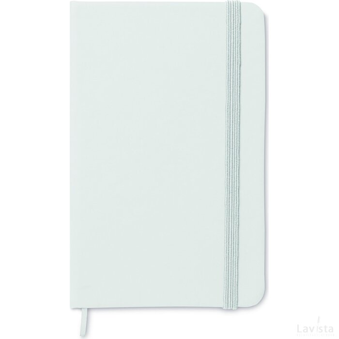 A6 notitieboekje, gelinieerd Notelux wit