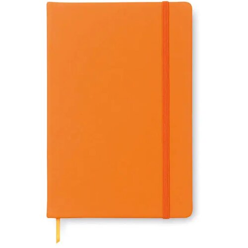 A6 notitieboekje, gelinieerd Notelux oranje