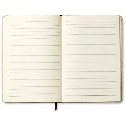 A5 notitieboek, canvas Canvas beige