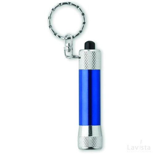 Sleutelhanger met zaklampje Arizo blauw