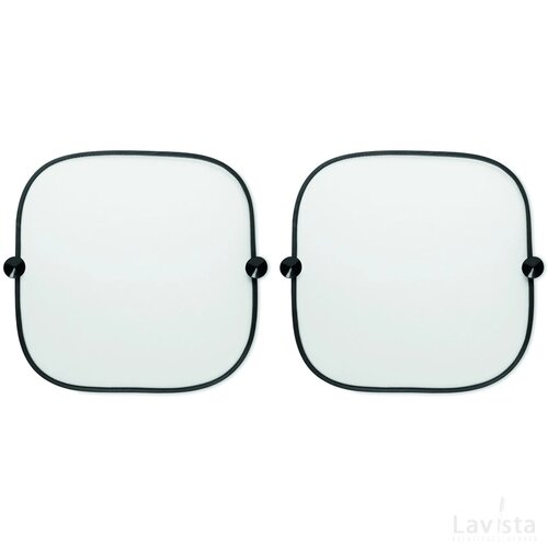 Set van 2 zonneschermen Zwart