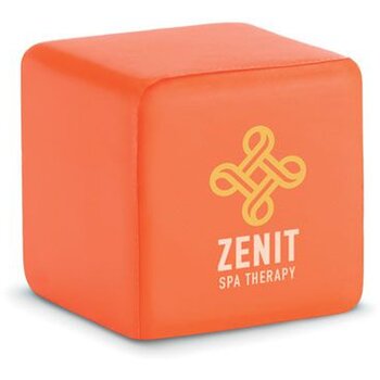 Stressbal vierkant Oranje