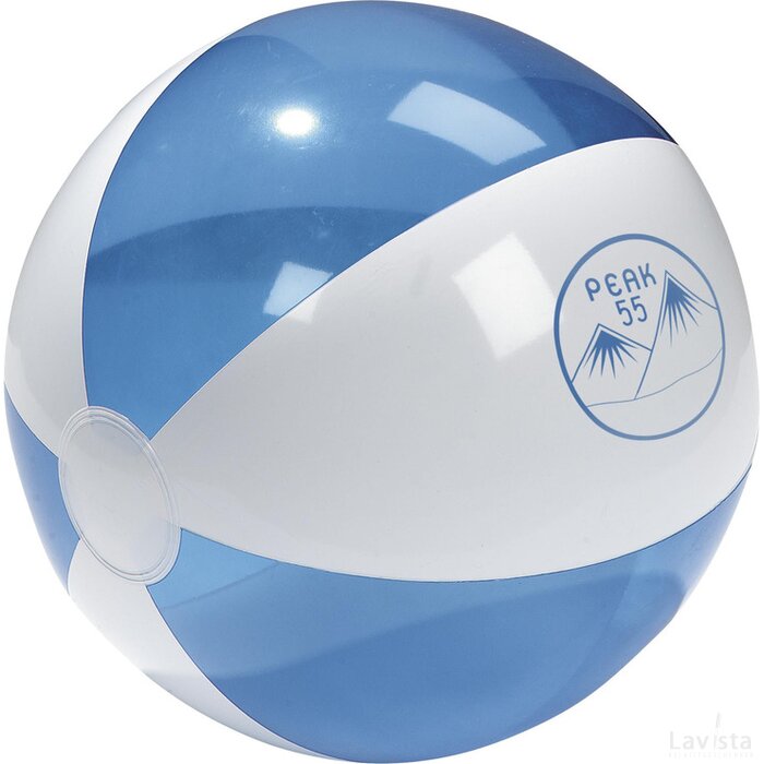 Beachball Ø 30 Cm Blauw/Wit