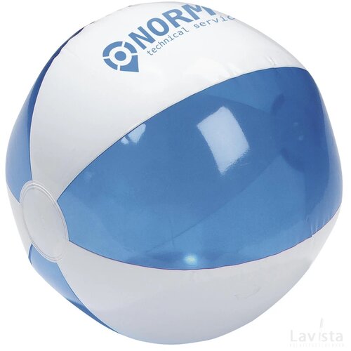 Beachball Ø 24 Cm Wit/Blauw