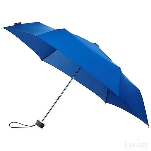 miniMAX® platte opvouwbare paraplu, windproof blauw