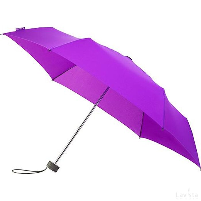miniMAX® platte opvouwbare paraplu, windproof paars