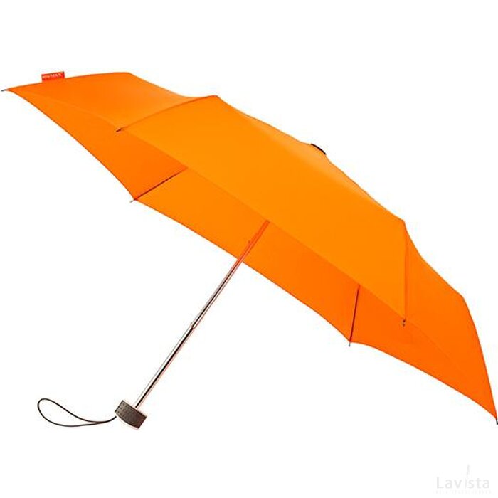 miniMAX® platte opvouwbare paraplu, windproof oranje