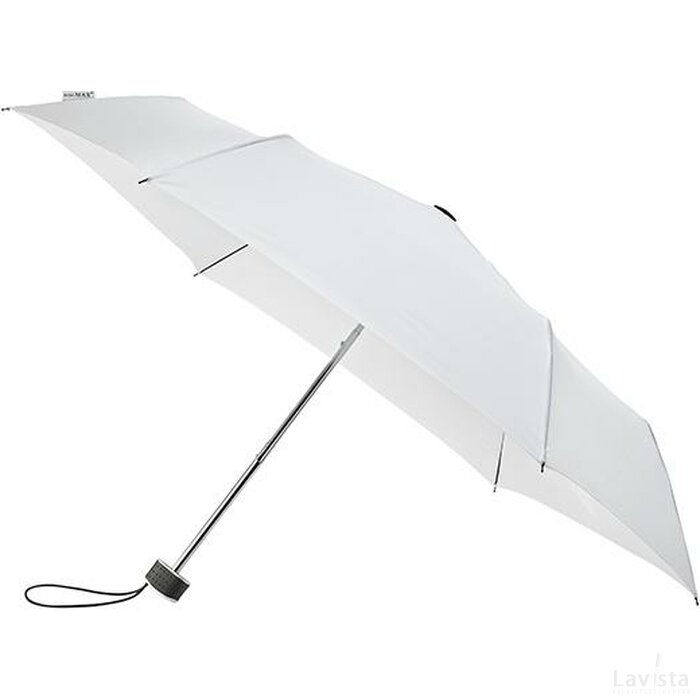 miniMAX® platte opvouwbare paraplu, windproof wit