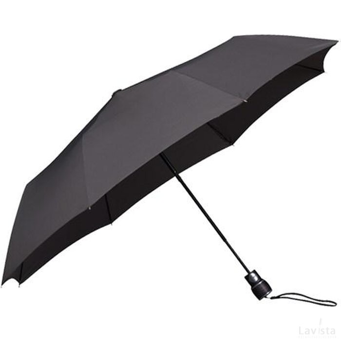 miniMAX® opvouwbare paraplu, automaat, windproof grijs