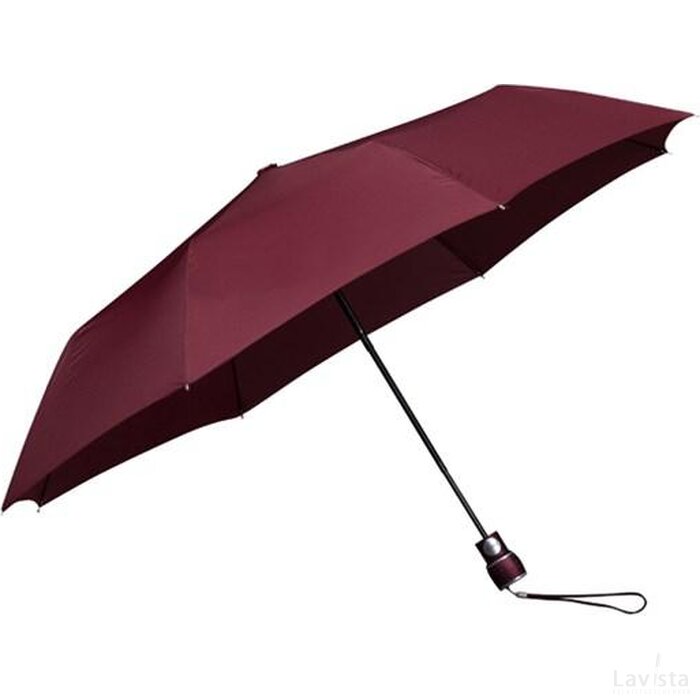 miniMAX® opvouwbare paraplu, automaat, windproof bordeaux