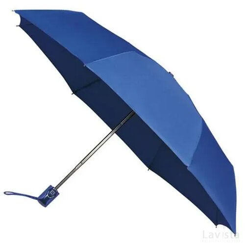 miniMAX® opvouwbare paraplu auto open + close blauw