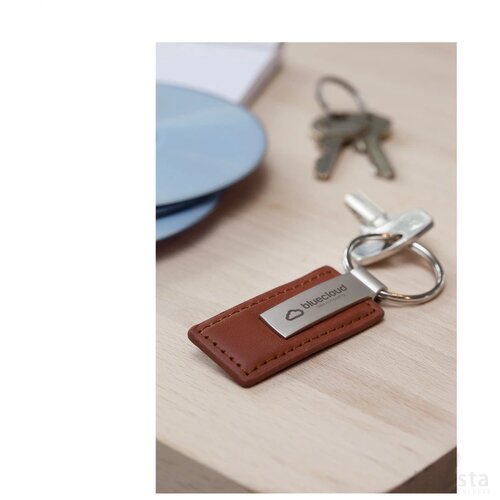 Leatherkey Sleutelhanger Bruin