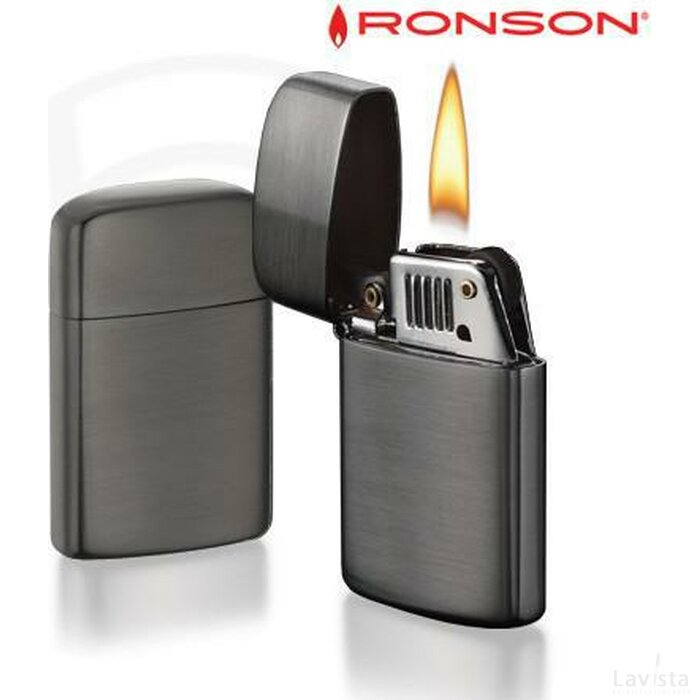 Ronson Typhoon Petrol - Gun Satin