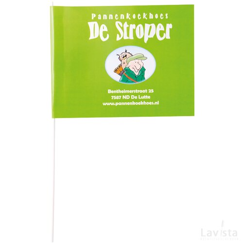 Vlaggetjes van papier 150 g/m2 14,8 x 22 cm