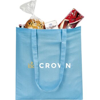 Shoppycolourbag Katoenen Tas Lichtblauw
