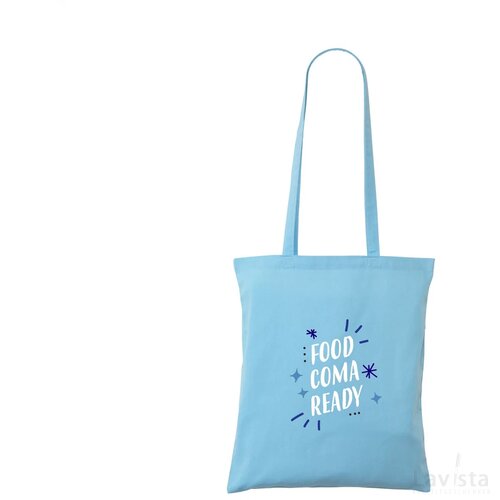Shoppycolourbag Katoenen Tas Lichtblauw