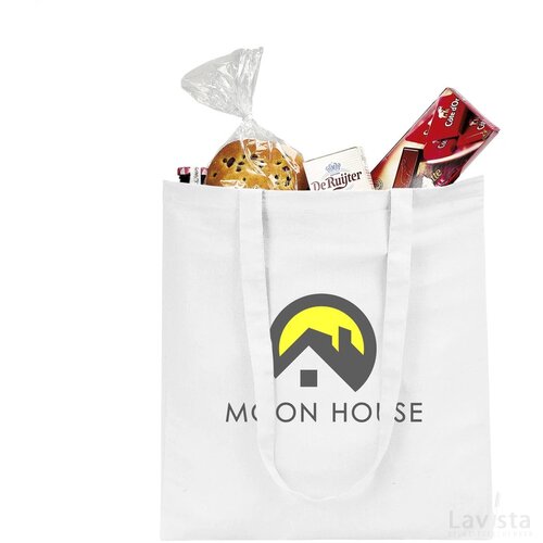Shoppycolourbag Katoenen Tas Wit