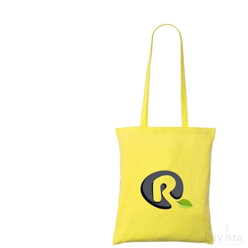 Shoppycolourbag Katoenen Tas Geel