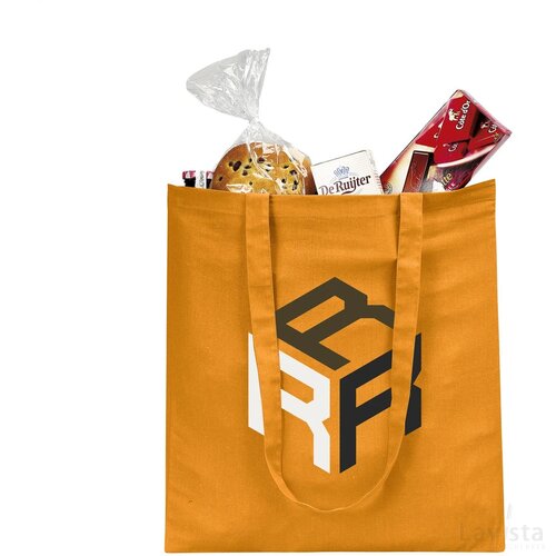 Shoppycolourbag Katoenen Tas Oranje