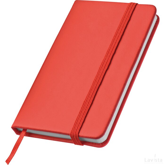 Notitieboekje met elastisch bandje Landsberg rood