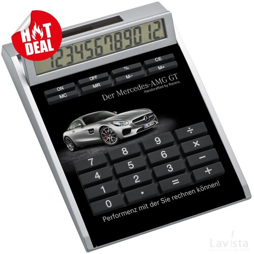 Calculator Own Design met inlegplaatje zonder gaatjes, klein Marienburg wit