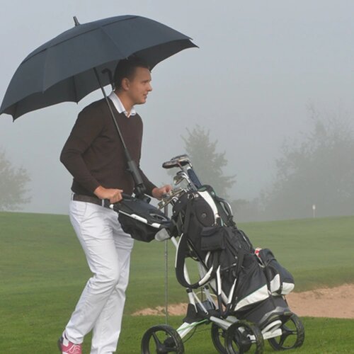 Golfparaplu met windvanger Montabaur zwart