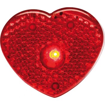 Knipperlampje in hartjes vorm Rood
