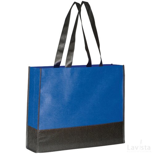Non-woven shopping bag Penzberg blauw