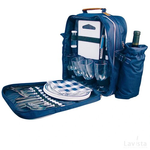 Picknick-rugzak voor 4 personen Schelklingen blauw