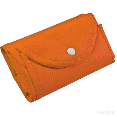 Boodschappentas non woven Stein oranje