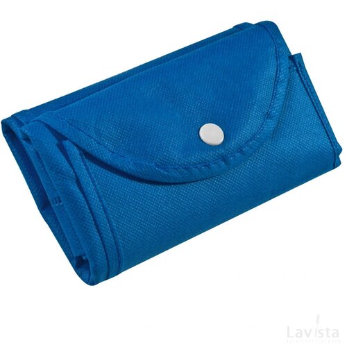 Boodschappentas non woven Stein blauw