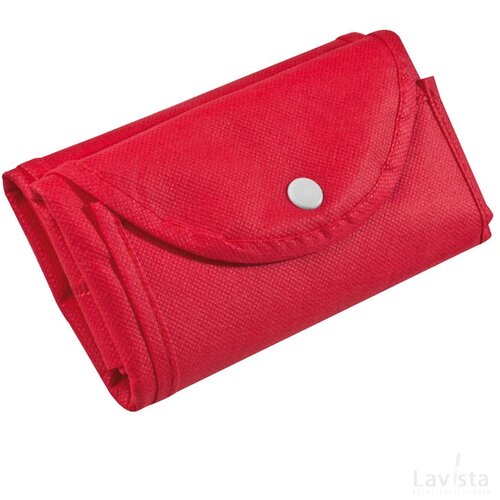 Boodschappentas non woven Stein rood