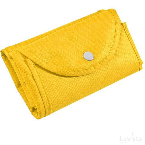 Boodschappentas non woven Stein geel