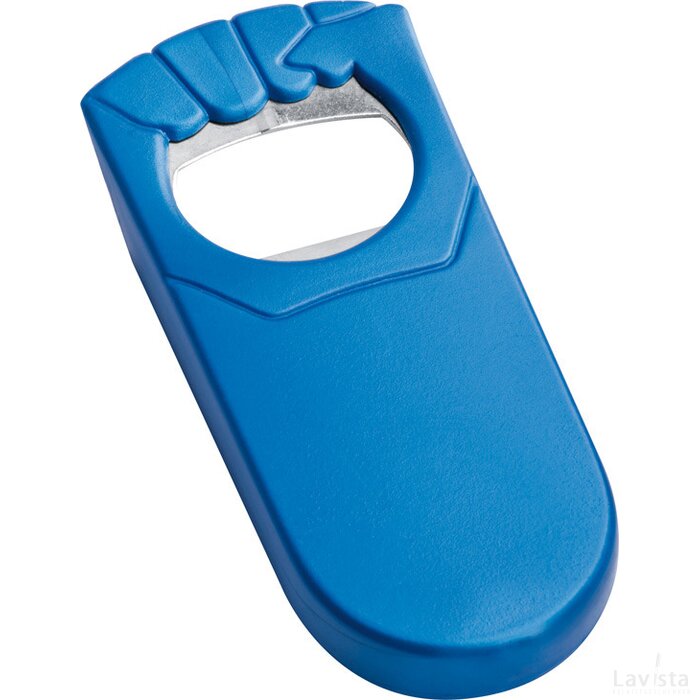 Flesopener met afsluitfunctie Wedel blauw