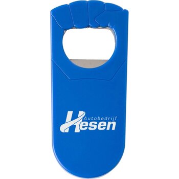 Flesopener met afsluitfunctie Blauw