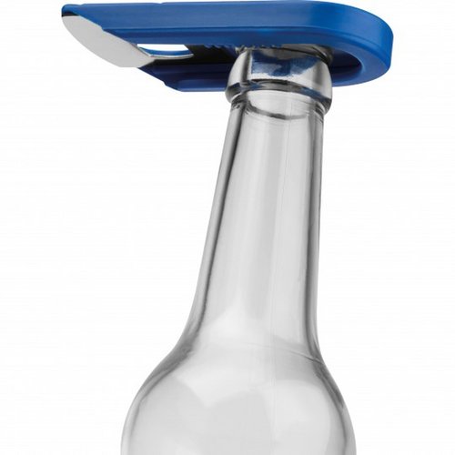 Flesopener met afsluitfunctie Blauw