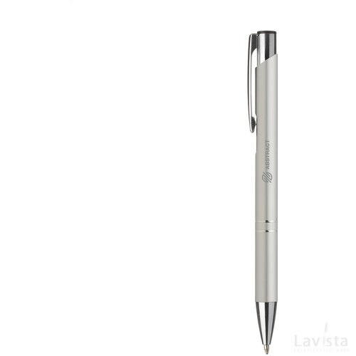 Ebony Matt Pennen Zilver