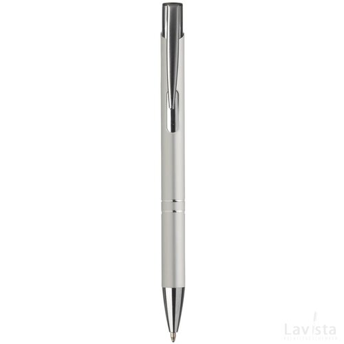 Ebony Matt Pennen Zilver
