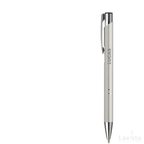 Ebony Matt Pennen Zilver
