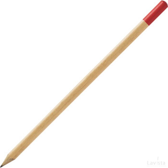 GAROS potlood met gekleurde top rood